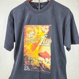 Vintage Counting Crows Live Summer Tour 2000 Faded Black Band Tee Sz XL